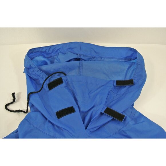 Vancouver Province News Vtg Pullover Windbreaker Blue 100% Nylon Mens Large - Picture 11 of 12